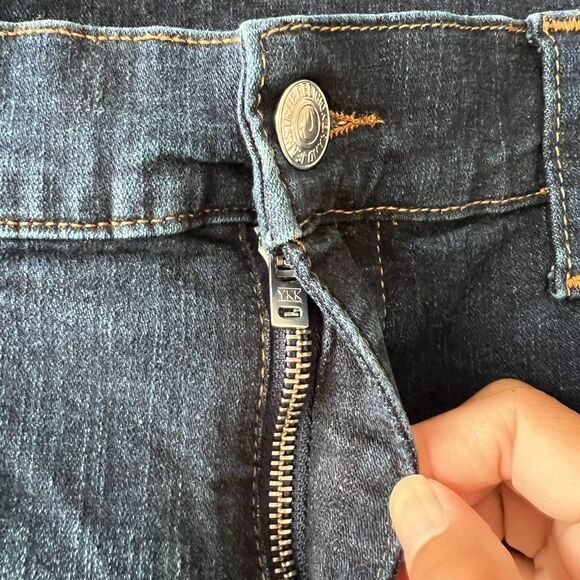 True Religion Ricky Jeans Mens 40 Blue Relaxed Straight Denim Distressed Casual - Picture 5 of 16